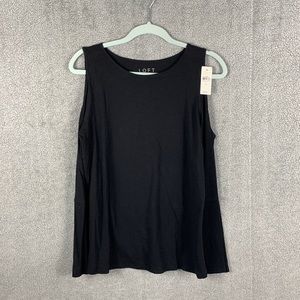 Off the shoulder long sleeve black shirt, never worn with tags